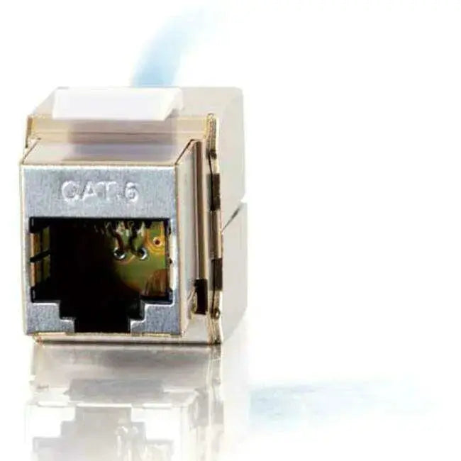 C2G-180-Degree-Cat6-RJ45-UTP-Shielded-Keystone-Jack-Silver-C2G-335350543