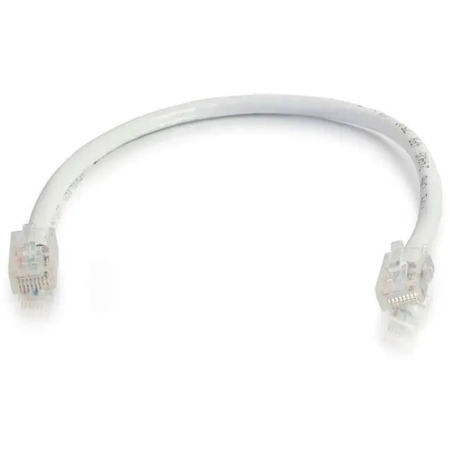 C2G-25ft Cat6 Non-Booted Unshielded (UTP) Network Patch Cable - White C2G
