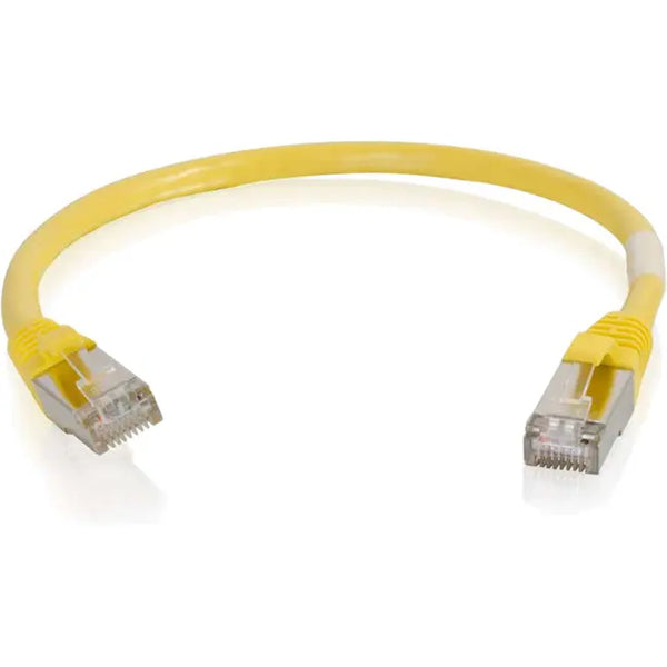 C2G 6in Cat6 Snagless Shielded (STP) Network Patch Cable - Yellow C2G