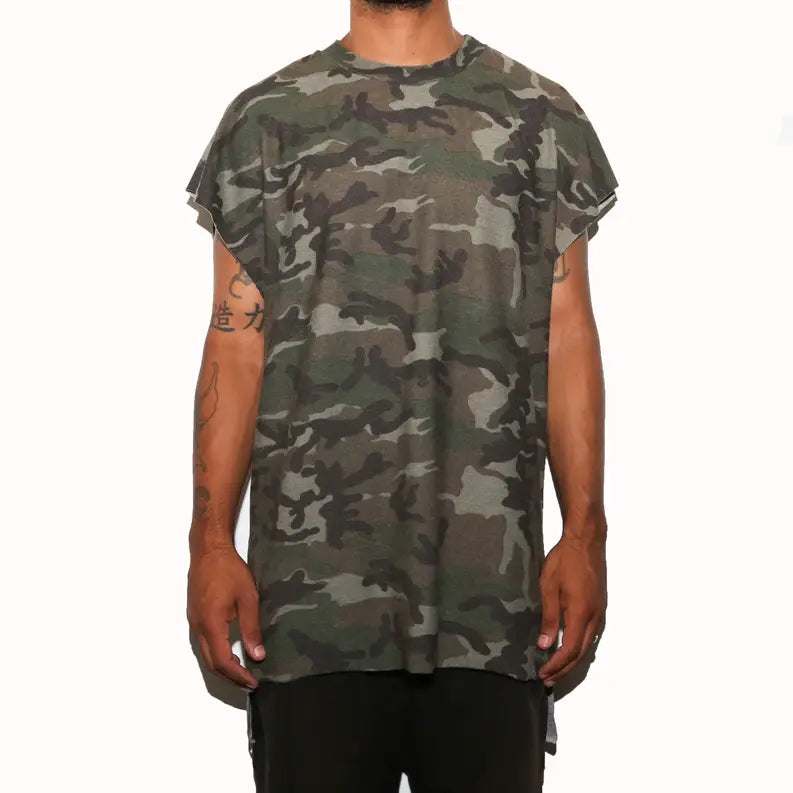 CAMO CUTOFF TEE WEIV