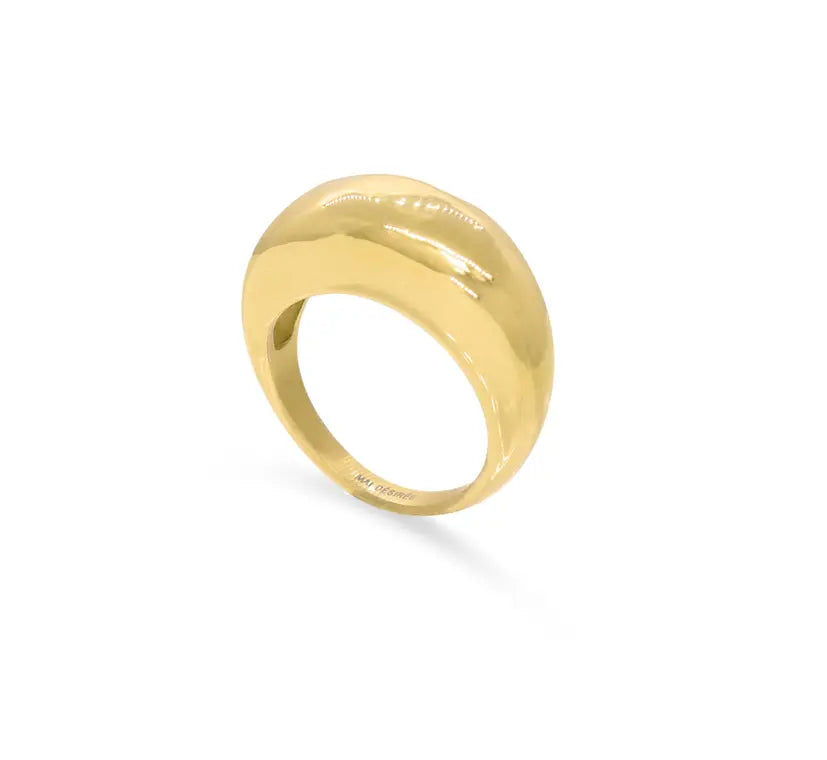 CAPRI DOME RING - GOLD Mai Desiree