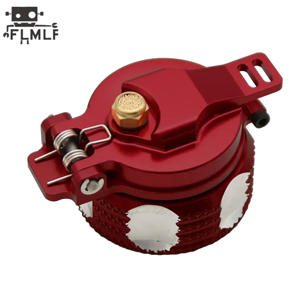 CNC Metal Rc Car Gas Oil / Fuel Tank Cap for 1/5 GTB Racing HPI ROFUN BAHA ROVAN KM BAJA 5B 5T 5SC Truck Parts Red