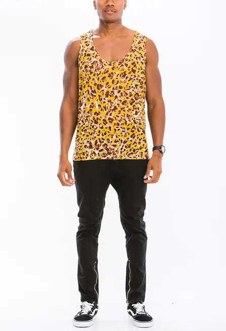 COLORED LEOPARD PRINT TANK WEIV
