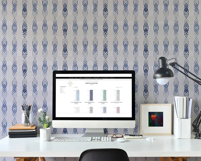 Cable Management' Farmhouse Stripe Peel & Stick Wallpaper SBC-LTD