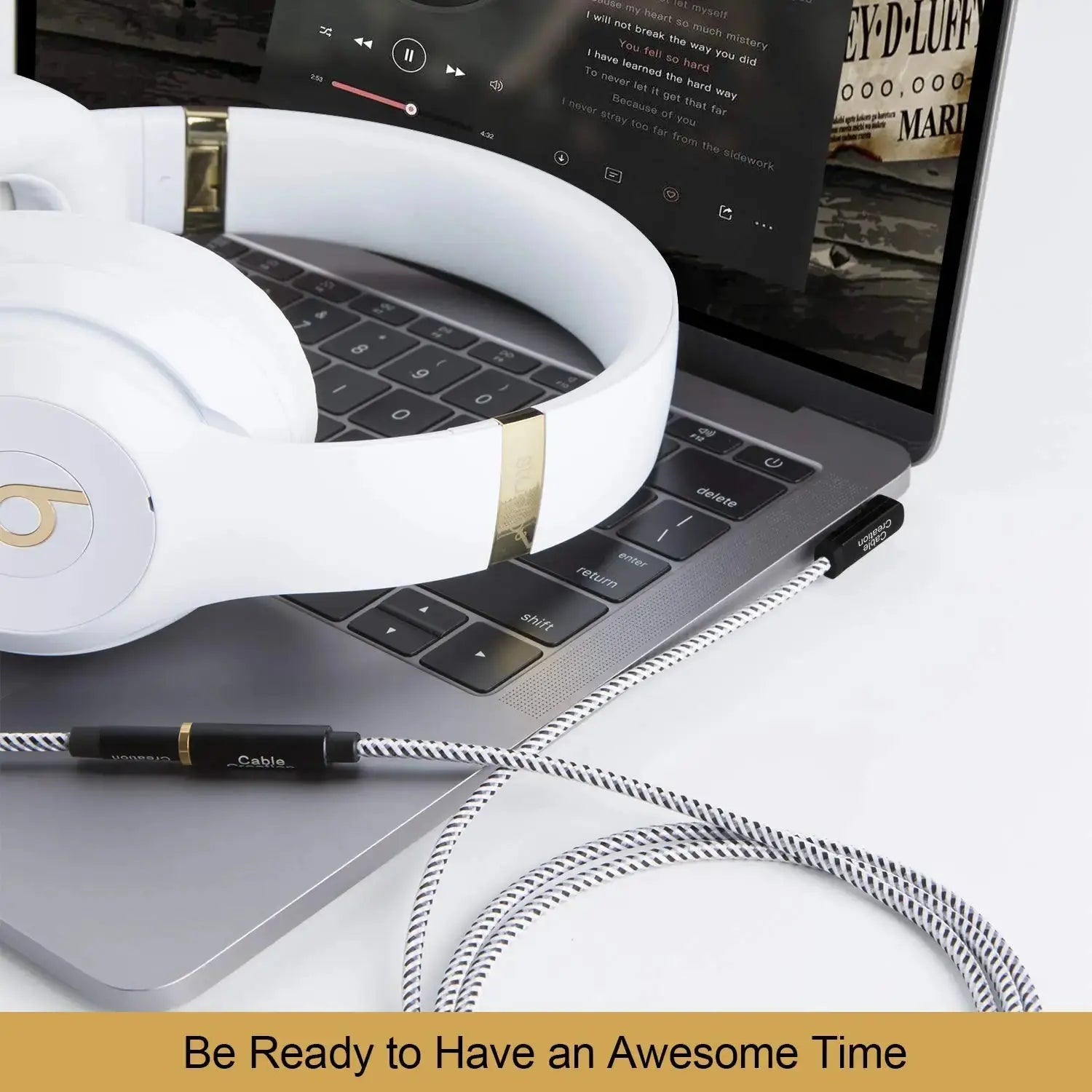 CableCreation Headphone Extension Cable, 90 Degree TRRS 3.5mm Male to Female Audio Extension Cable 4-Conductors Microphone GreatEagleInc
