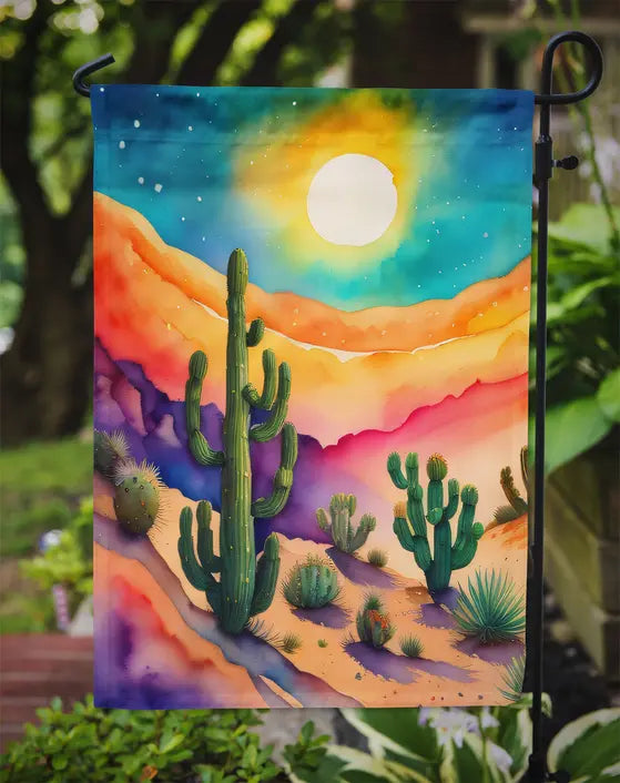 Cactus in Color Garden Flag Caroline's Treasures