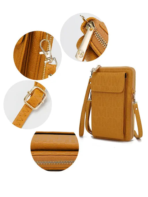 Caddy Phone Wallet Crossbody Bag MKF Colletion by Mia K.