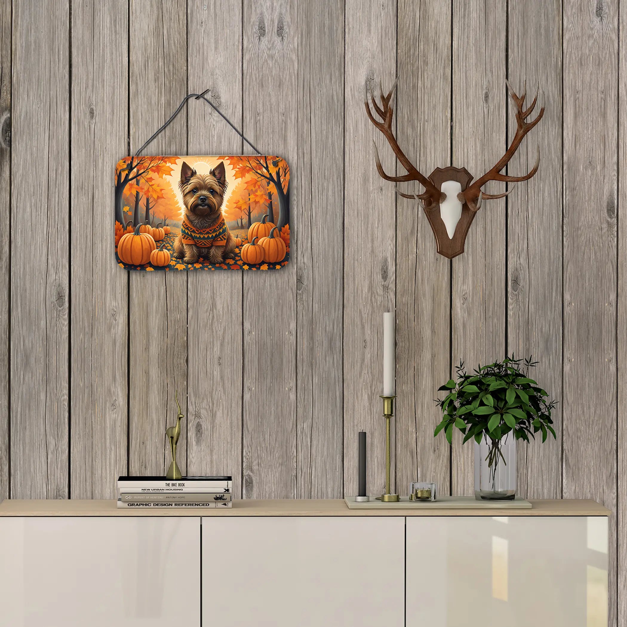 Cairn Terrier Fall Wall or Door Hanging Prints Caroline's Treasures