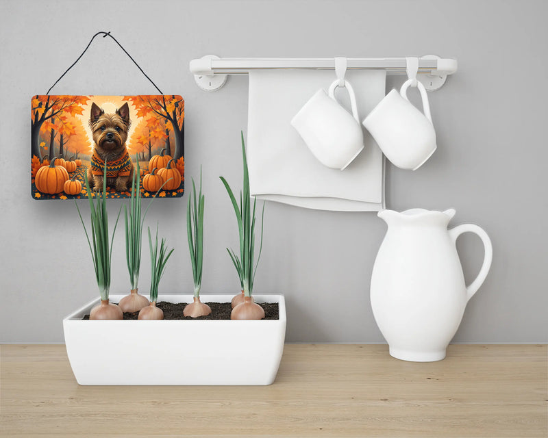 Cairn Terrier Fall Wall or Door Hanging Prints Caroline's Treasures