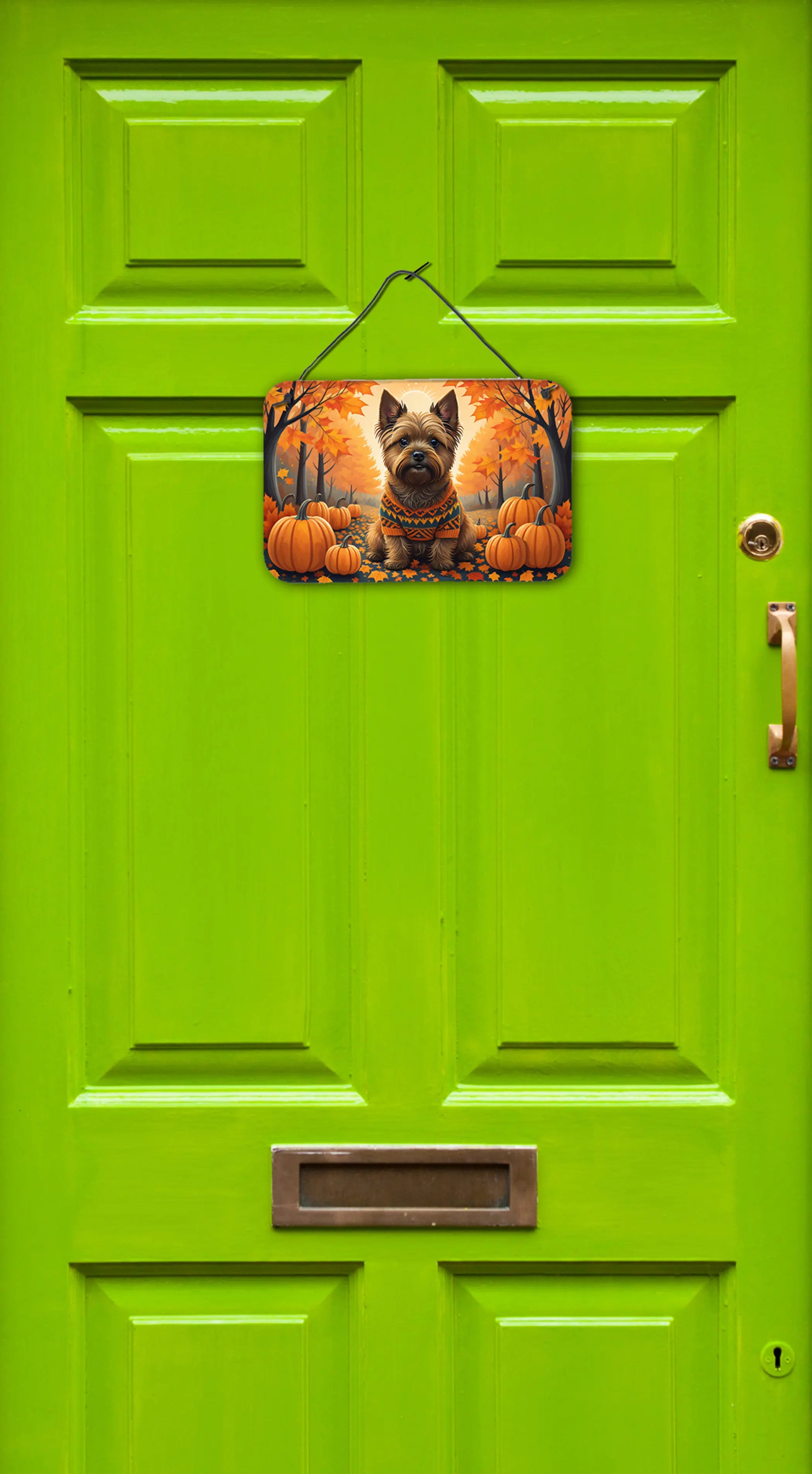 Cairn Terrier Fall Wall or Door Hanging Prints Caroline's Treasures