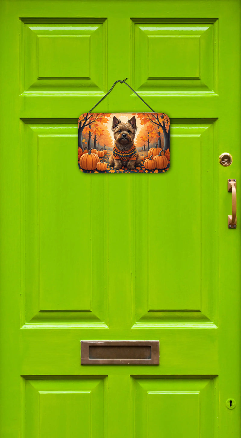 Cairn Terrier Fall Wall or Door Hanging Prints Caroline's Treasures
