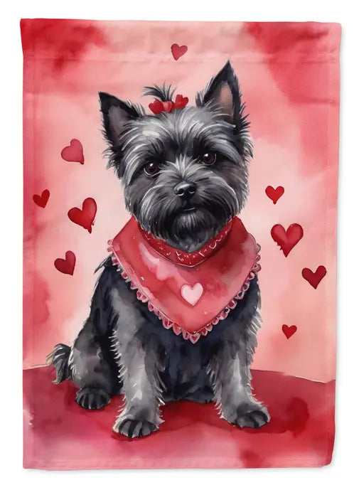 Cairn Terrier My Valentine Garden Flag Caroline's Treasures