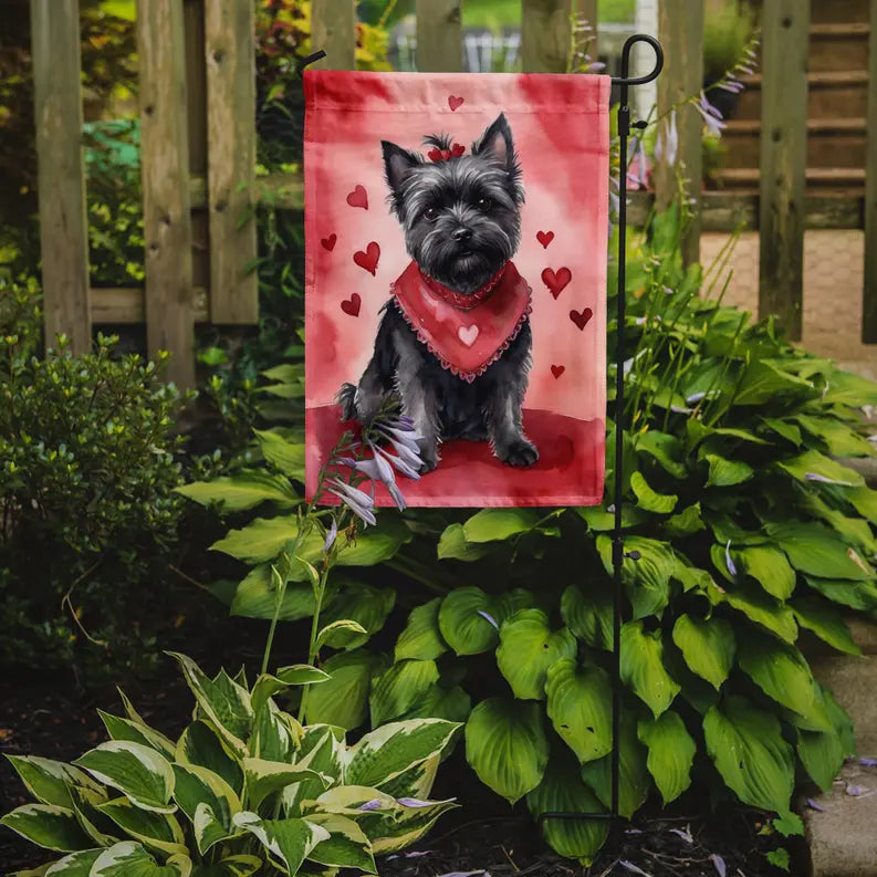 Cairn Terrier My Valentine Garden Flag Caroline's Treasures
