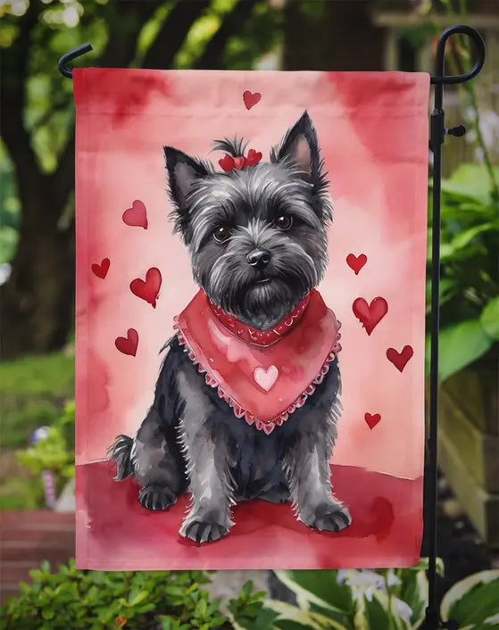 Cairn Terrier My Valentine Garden Flag Caroline's Treasures