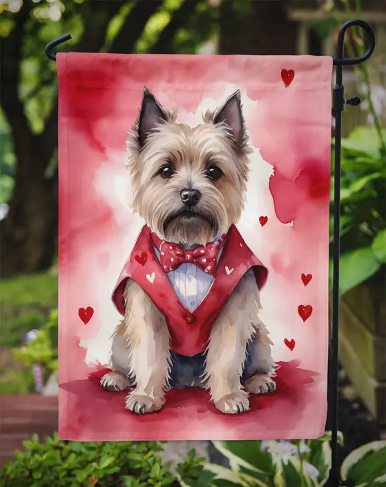 Cairn Terrier My Valentine Garden Flag Caroline's Treasures