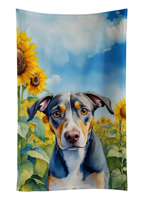 Cairn Terrier in Sunflowers Pair of Pot Holders Caroline's Treasures
