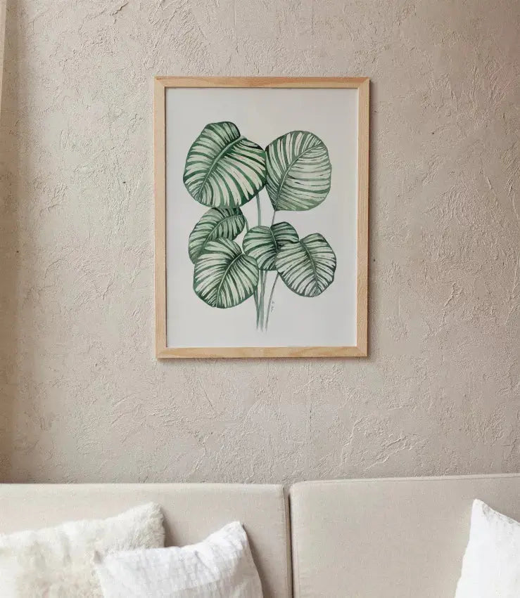 Calathea Orbifolia The Crafted Prints