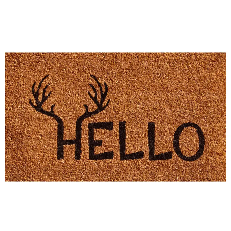 Calloway Mills Antler Hello Doormat Calloway Mills