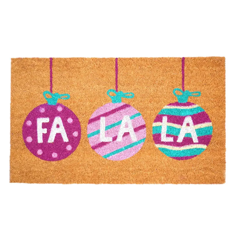 Calloway Mills Christmas Fa La La Doormat Calloway Mills