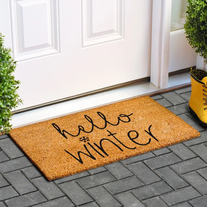 Calloway Mills Christmas Hello Winter Doormat Calloway Mills