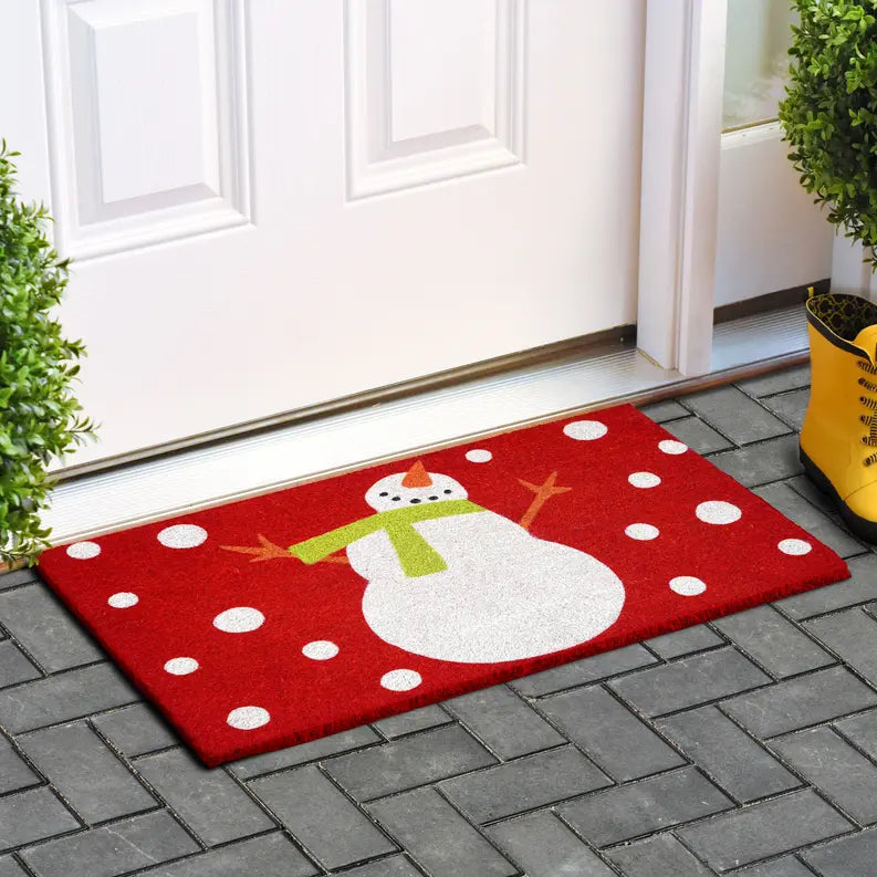 Calloway Mills Christmas Holiday Snowman Doormat Calloway Mills