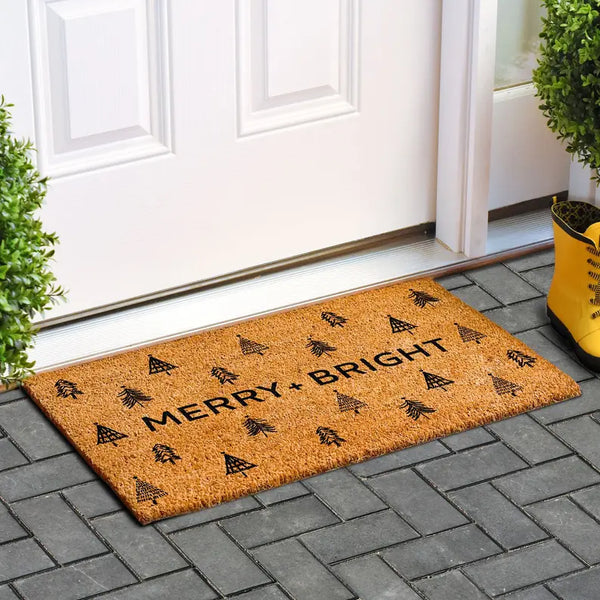 Calloway Mills Christmas Merry Tree Farm Doormat Calloway Mills