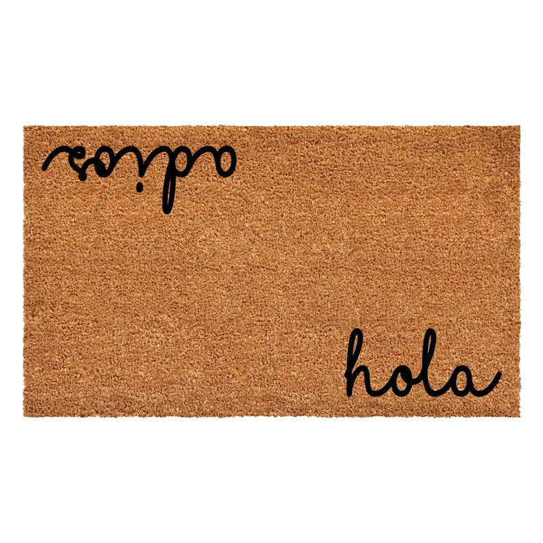 Calloway Mills Cursive Hola Adios Doormat Calloway Mills