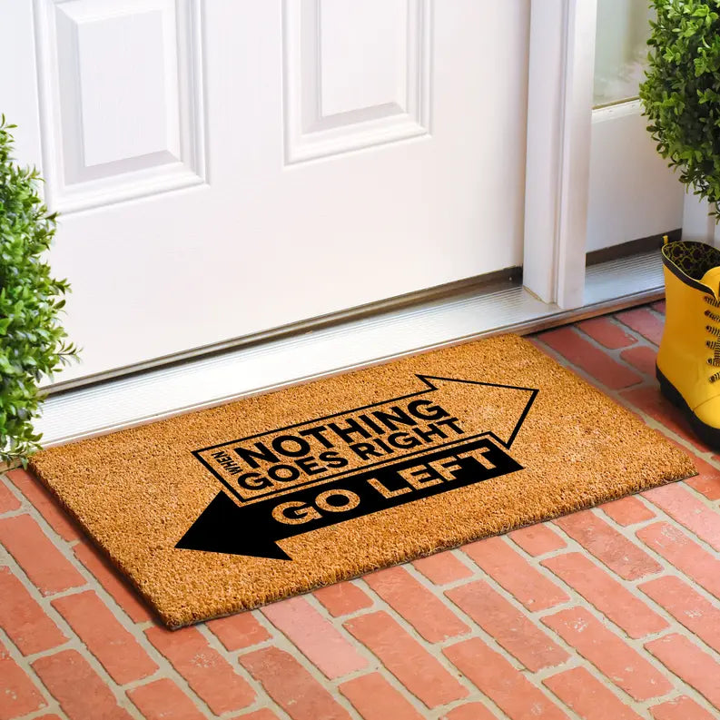 Calloway Mills Go Left Doormat Calloway Mills