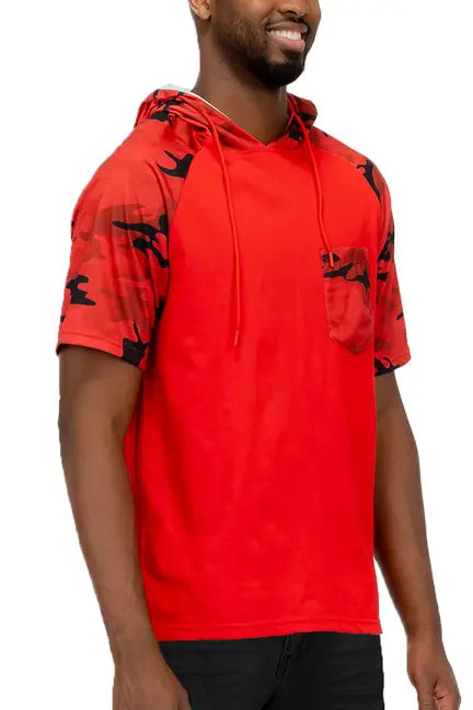 Camo Pocket Hooded Tee WEIV
