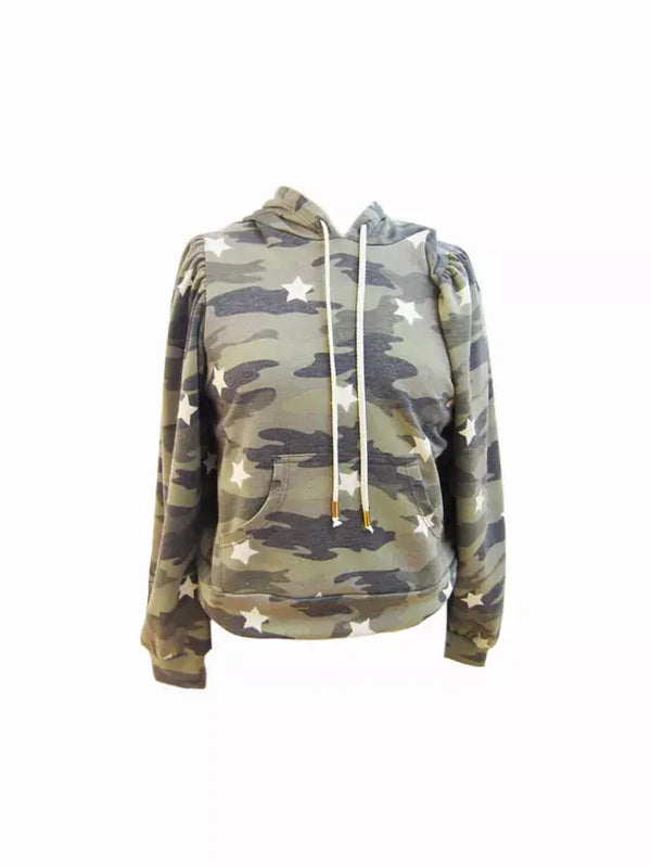 Camo Stars Hoodie Tru Luv