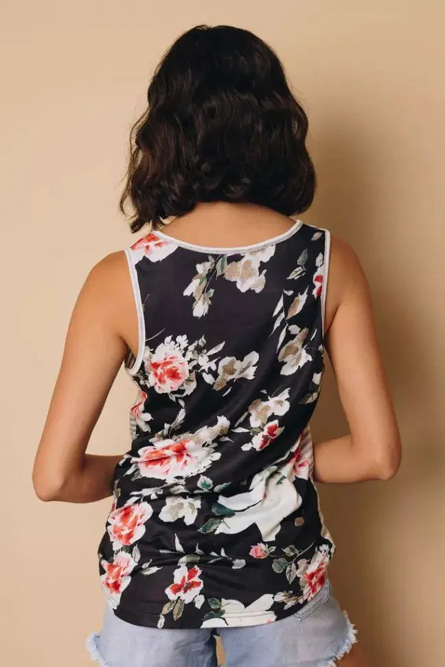 Candie Patterned Tank Stay Warm in Style