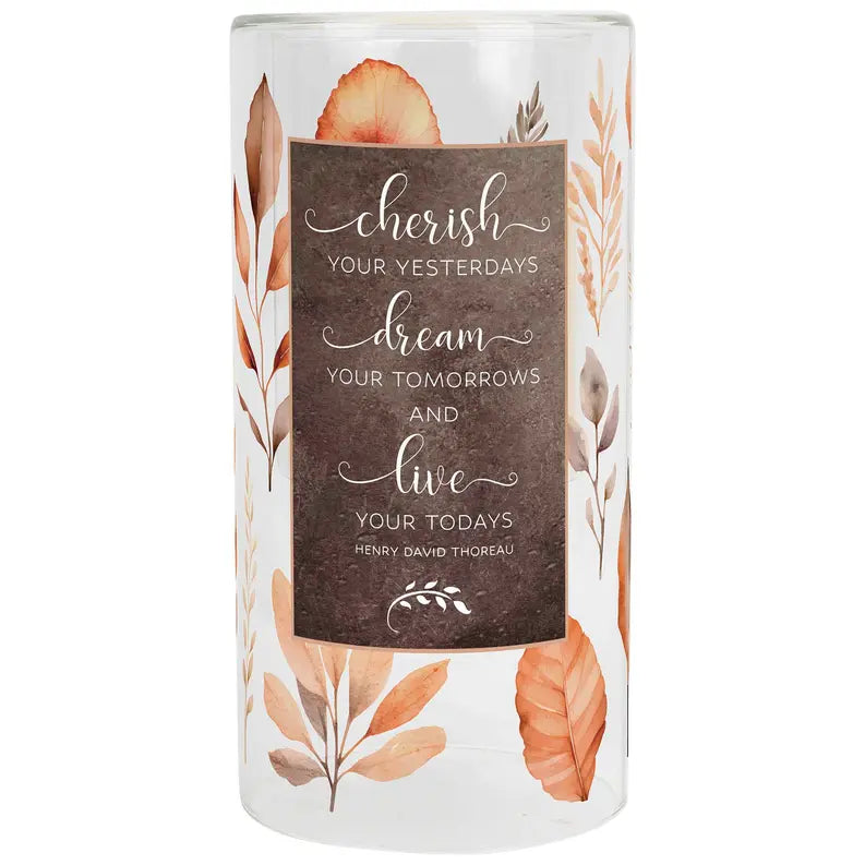 Candleholder Cherish Your Yesterdays 8in Dicksons Inc