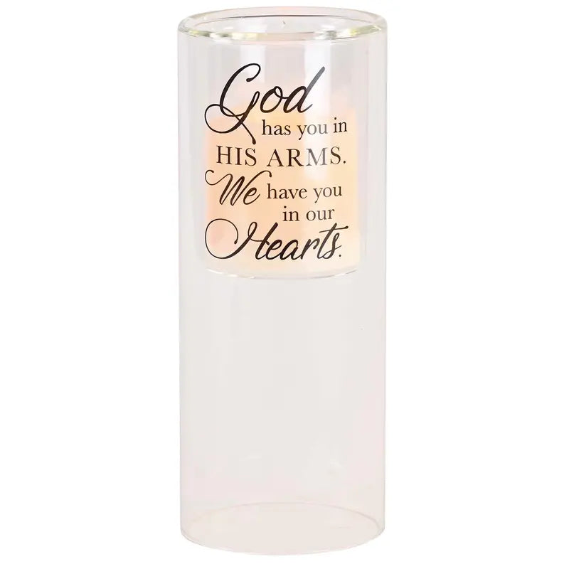 Candleholder God Has You In His 10In Dicksons Inc