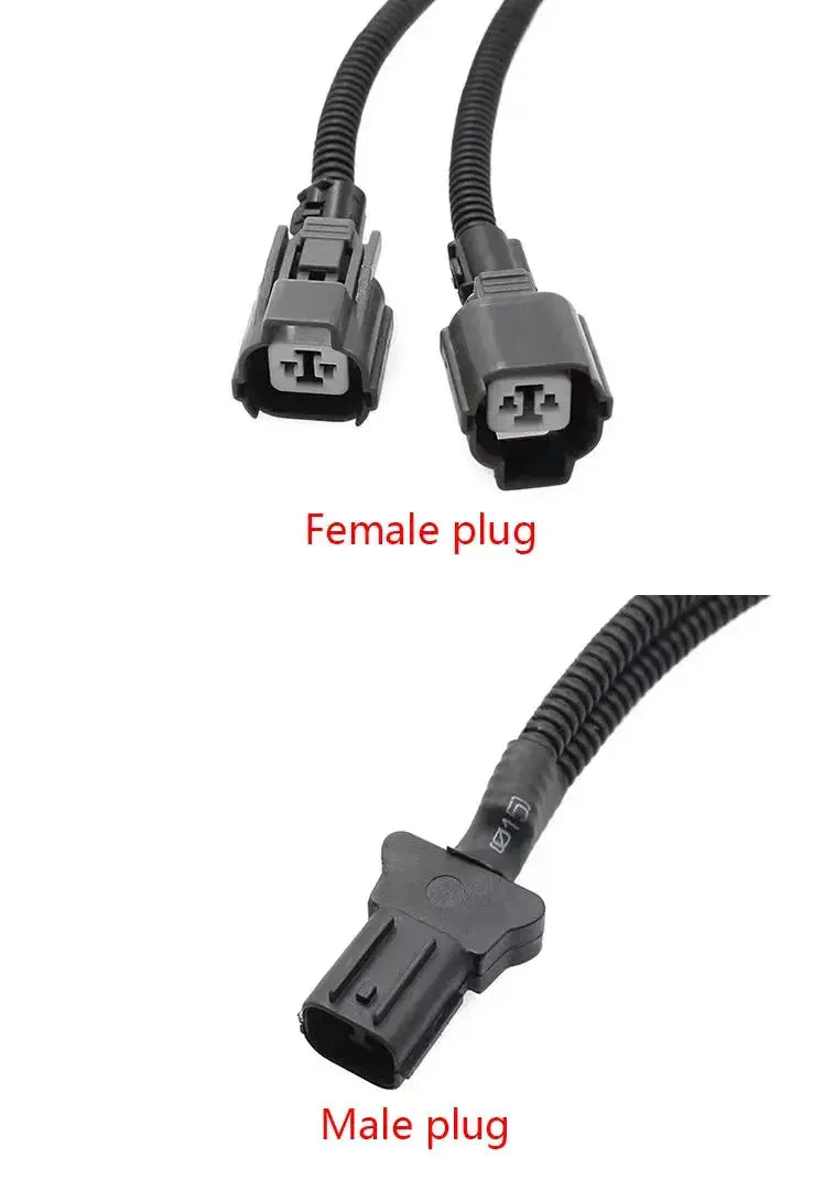 Car Horn Plug Speaker Adapter Pigtail Socket Two Special Line Beam Horn Wiring Harness Female Male Plug Horn Socket Conversion GreatEagleInc