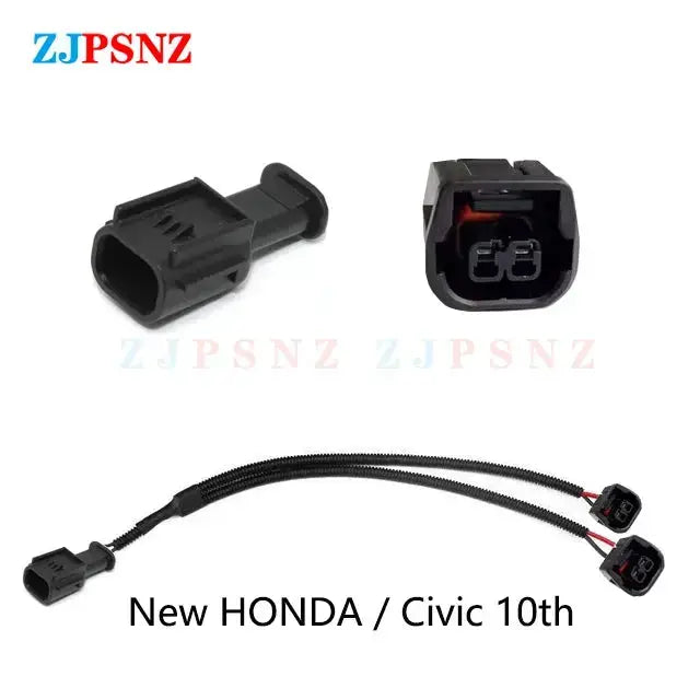 Car Horn Plug Speaker Adapter Pigtail Socket Two Special Line Beam Horn Wiring Harness Female Male Plug Horn Socket Conversion GreatEagleInc