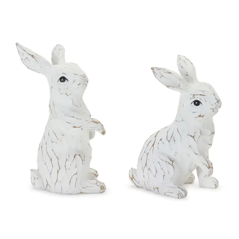 Carved Bunny Figurine Melrose International