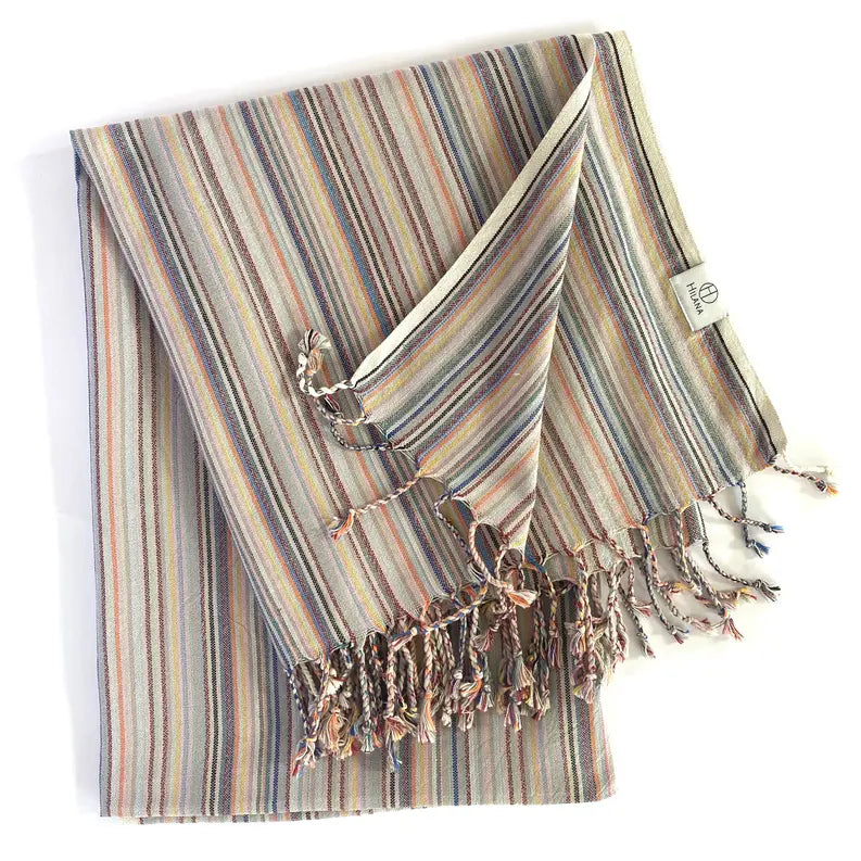 Casablanca Sustainable Striped Turkish Towel / Blanket T&W Trade