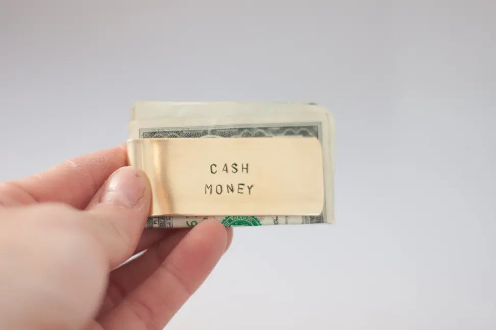 Cash Money Money Clip Lux and Luca Jewelry Co