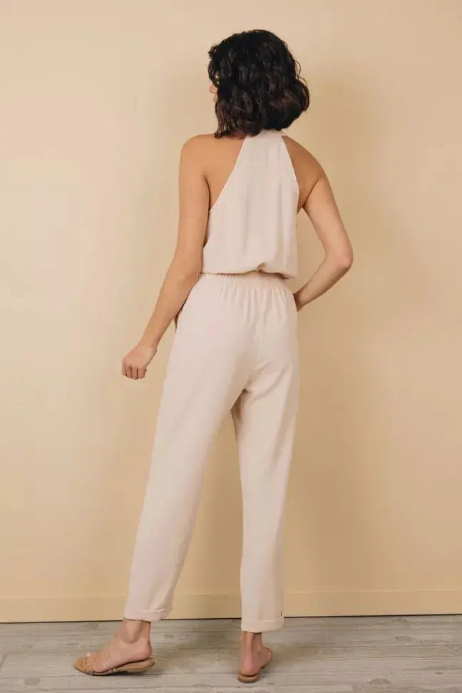 Caster Sleeveless Jumpsuit Stay Warm in Style