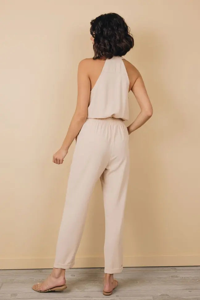Caster Sleeveless Jumpsuit Stay Warm in Style
