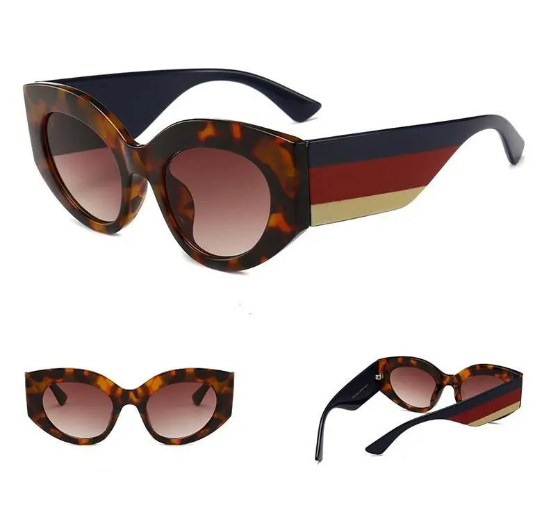 Cat Eye Style Rainbow Frame Sunglasses Cocus Pocus