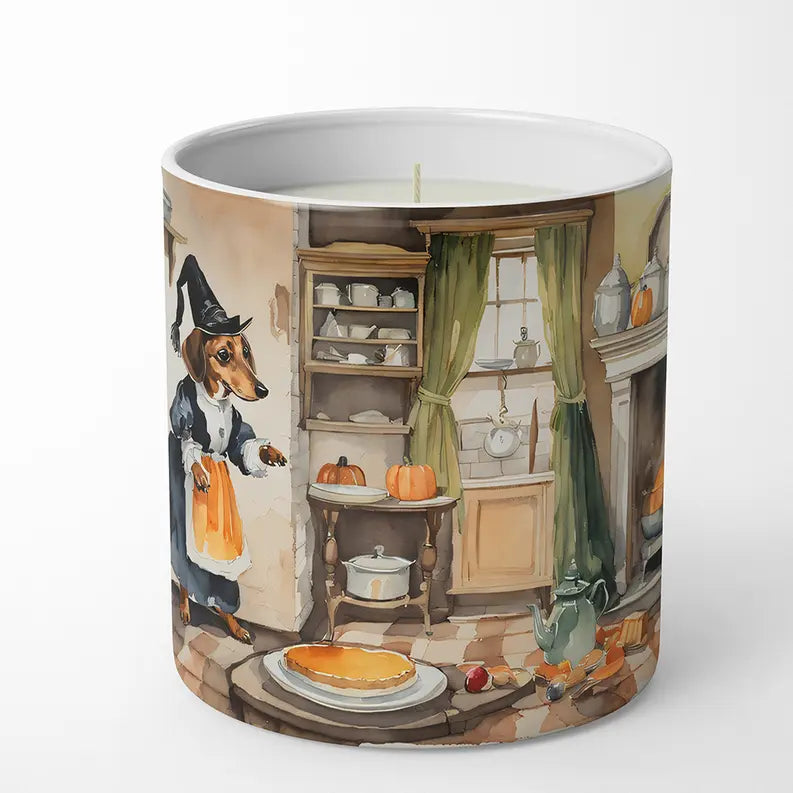 Cavalier Spaniel Fall Kitchen Pumpkins Decorative Soy Candle Caroline's Treasures