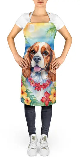 Cavalier Spaniel Luau Apron Caroline's Treasures