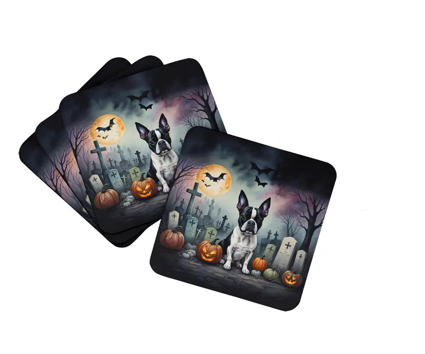 Cavalier Spaniel Spooky Halloween Pair of Pot Holders Caroline's Treasures
