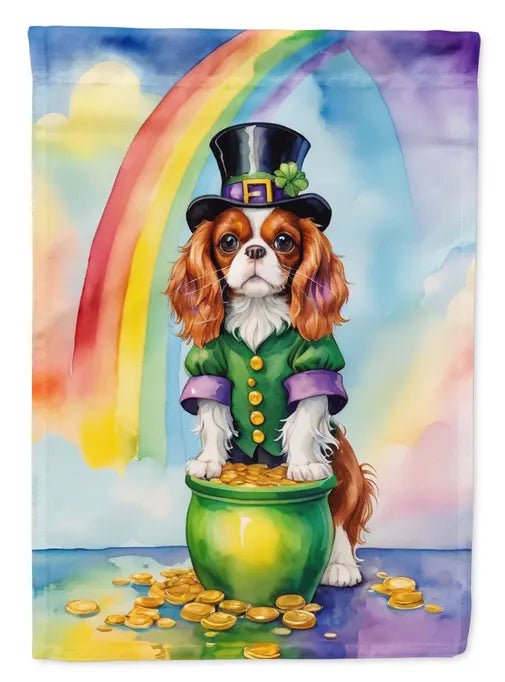 Cavalier Spaniel St Patrick's Day Garden Flag Caroline's Treasures