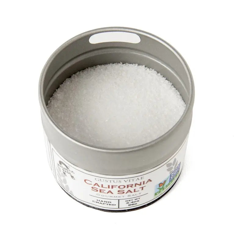 Celebration Sea Salt | All American Salts For Summer | 6 Magnetic Tins | Gustus Vitae Gustus Vitae