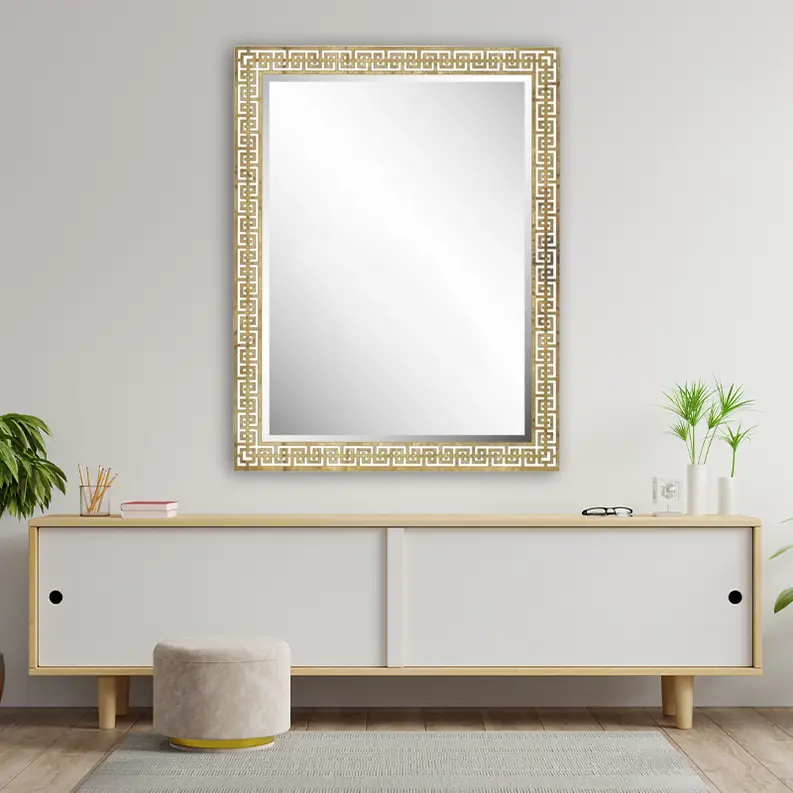 Celia Cutwork Silver & Gold Large Wall Mirror SBC-LTD