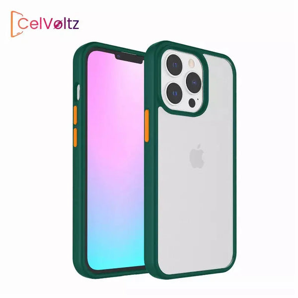 Celvoltz Hard Pc + Soft TPU Frame [Shock-Absorbing] Phone Case CelVoltz