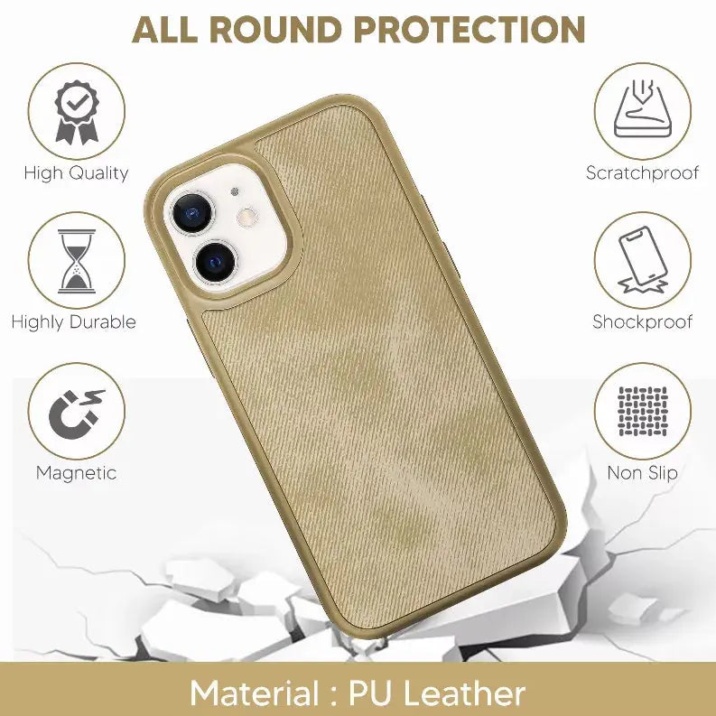 Celvoltz Outfit Luxury Pu Leather Case Compatible With IPhone 12 Pro CelVoltz