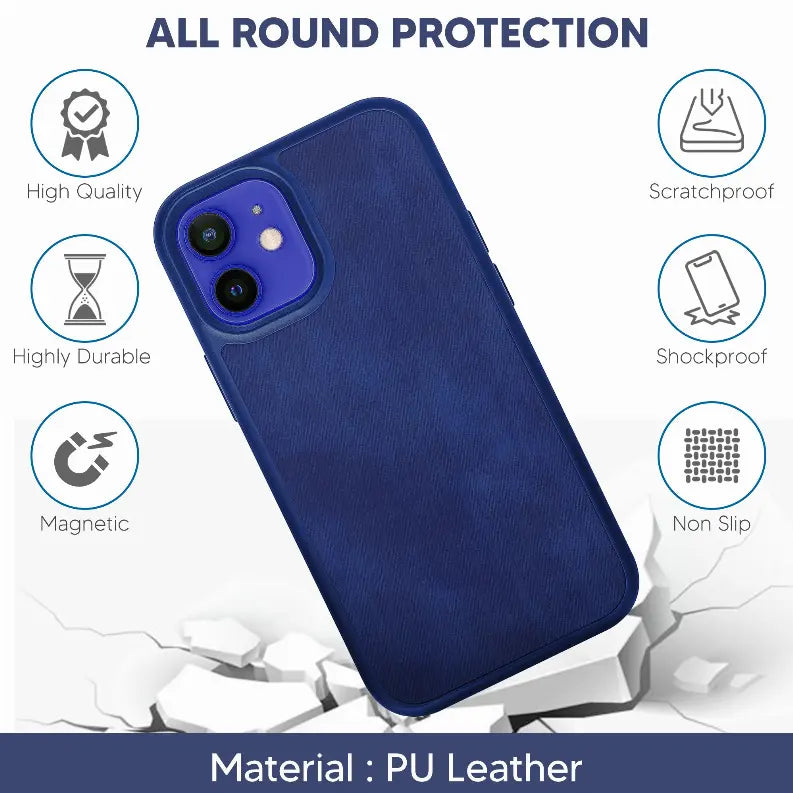 Celvoltz Outfit Luxury Pu Leather Case Compatible With IPhone 12 Pro CelVoltz